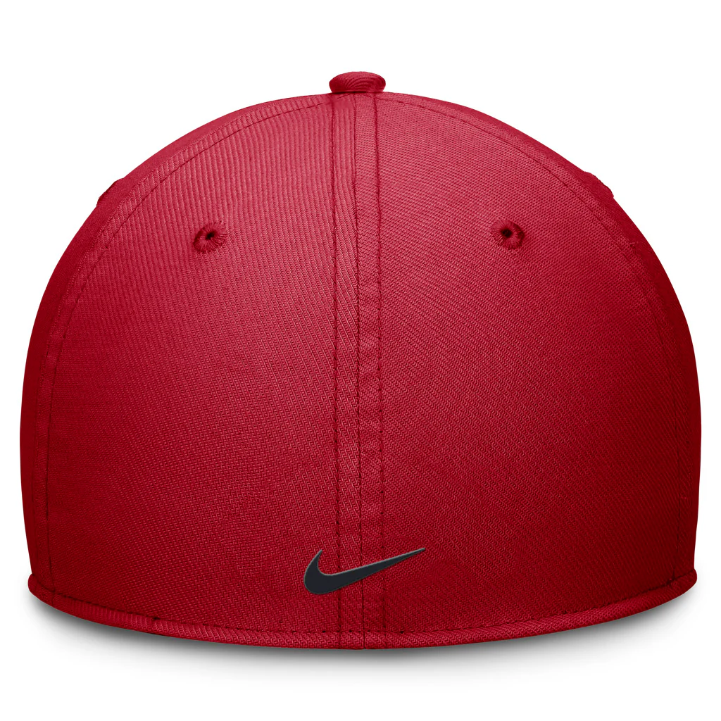 MLB Atlanta Braves Nike Alternate Flex Fit Hat - Red - Image 4