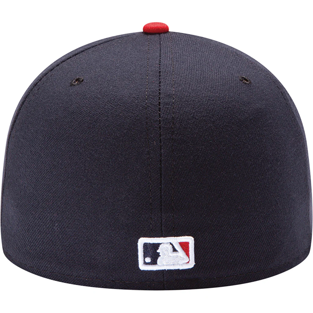 MLB Atlanta Braves Youth New Era Home Authentic Collection 59FIFTY Fitted Hat - Navy - Image 4