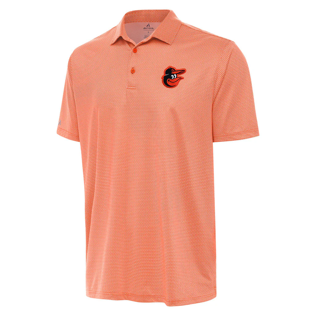 MLB Baltimore Orioles Antigua Rings Polo - Orange