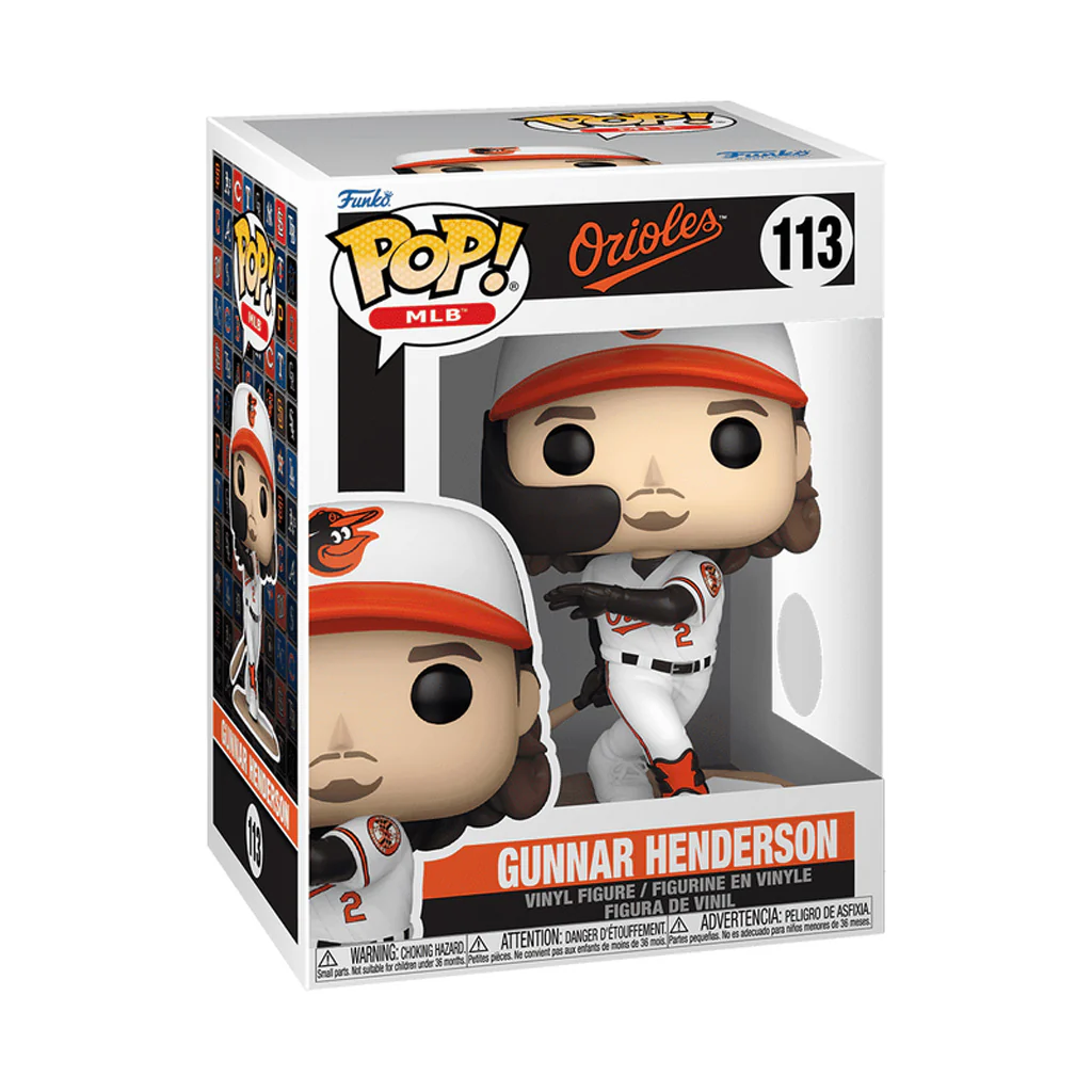 MLB Baltimore Orioles Gunnar Henderson Funko Pop! Vinyl Figure - Image 2