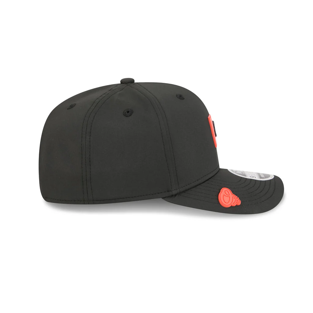MLB Baltimore Orioles New Era 2026 Clubhouse 9SEVENTY Stretch Snap Hat - Black - Image 5