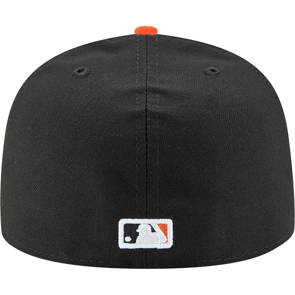 MLB Baltimore Orioles New Era Authentic Collection Road On-Field 59FIFTY Fitted Hat - Black - Image 4
