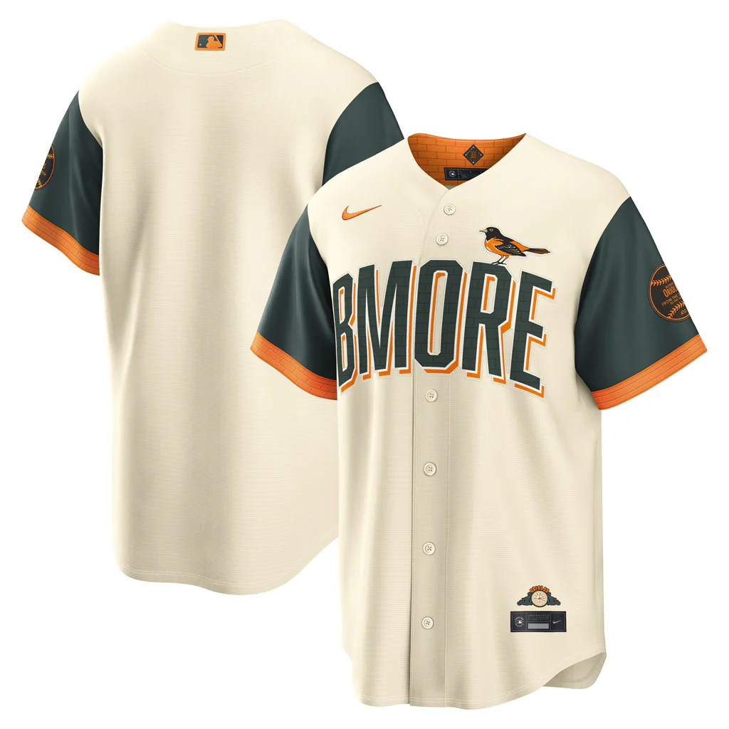 MLB Baltimore Orioles Nike 2026 City Connect Stadium Jersey - Cream