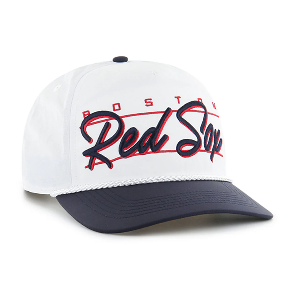 MLB Boston Red Sox '47 Condor Two-Tone Hitch Adjustable Hat - White - Image 2