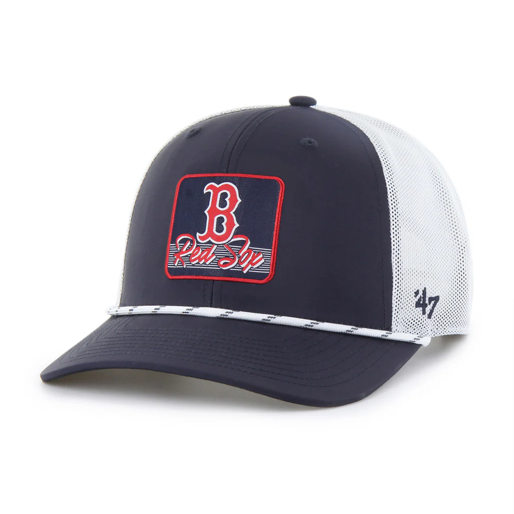 MLB Boston Red Sox '47 Scratch Brrr Trucker Snapback Hat - Navy
