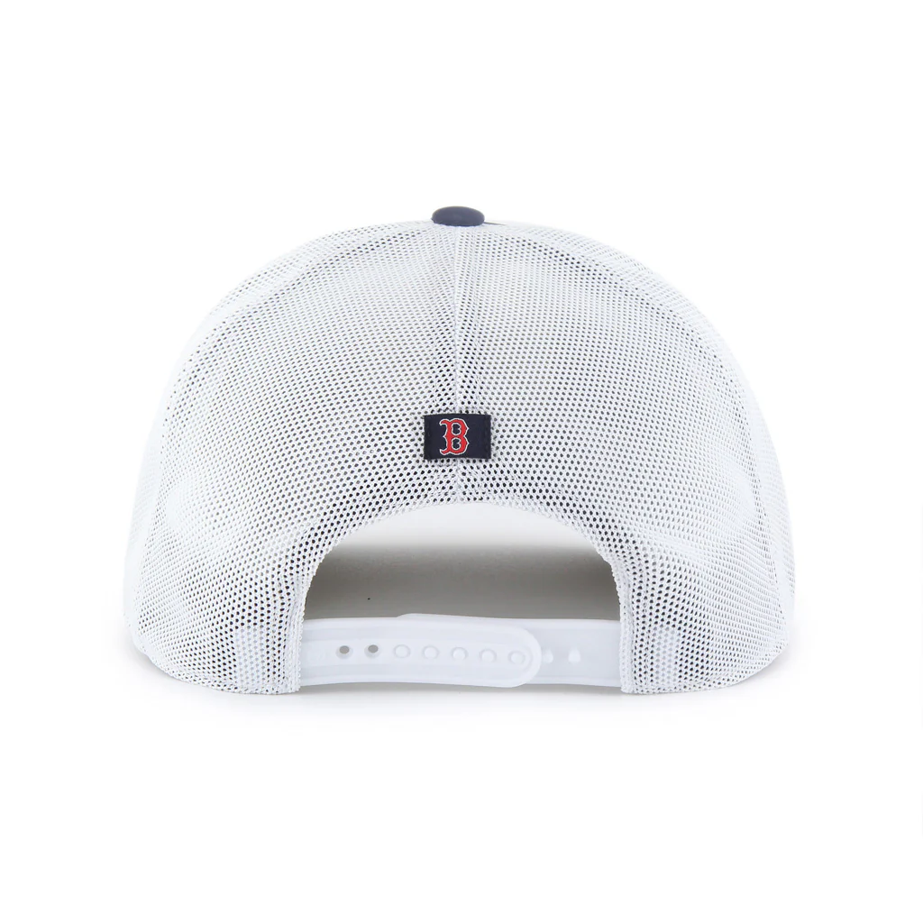 MLB Boston Red Sox '47 Scratch Brrr Trucker Snapback Hat - Navy - Image 2