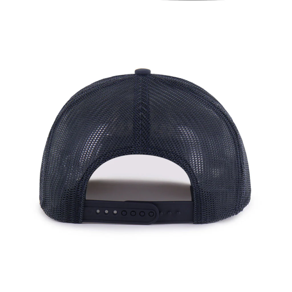 MLB Boston Red Sox '47 Vintage Pitstop Trucker Snapback Hat - Navy - Image 2