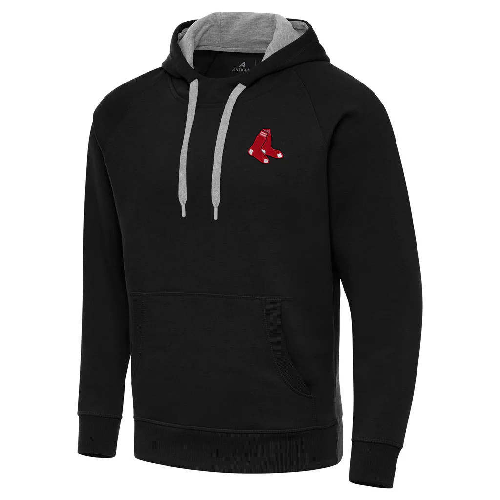 MLB Boston Red Sox Antigua Victory Pullover Hoodie - Black