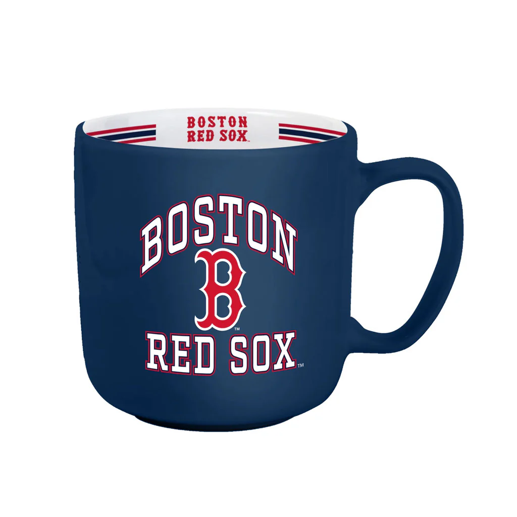 MLB Boston Red Sox Logo Brands 15oz Stripe Mug - Image 2