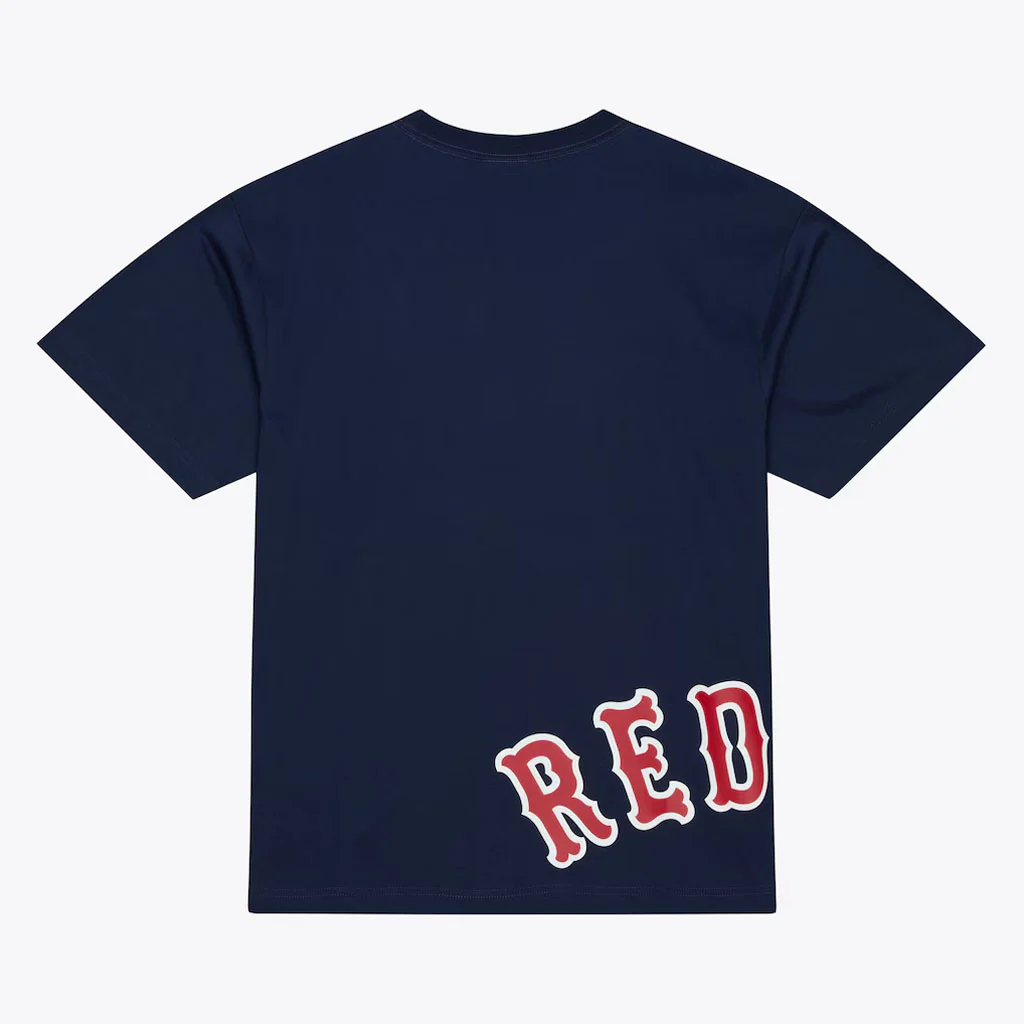 MLB Boston Red Sox Mitchell & Ness Playoff Win Premium T-Shirt - Navy - Image 2