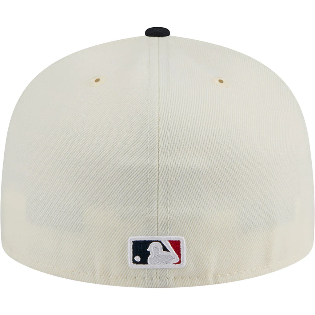 MLB Boston Red Sox New Era Two-Tone Chrome OTC 59FIFTY Fitted Hat - Chrome - Image 4