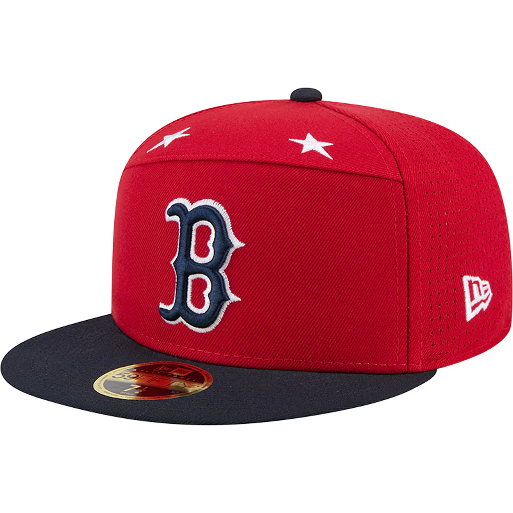 MLB Boston Red Sox New Era 2025 All Star Game 59FIFTY Fitted Hat - Red - Image 2