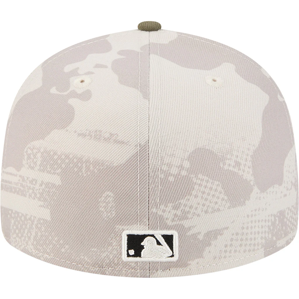 MLB Boston Red Sox New Era 2025 Armed Forces Day 59FIFTY Fitted Hat - Stone - Image 4