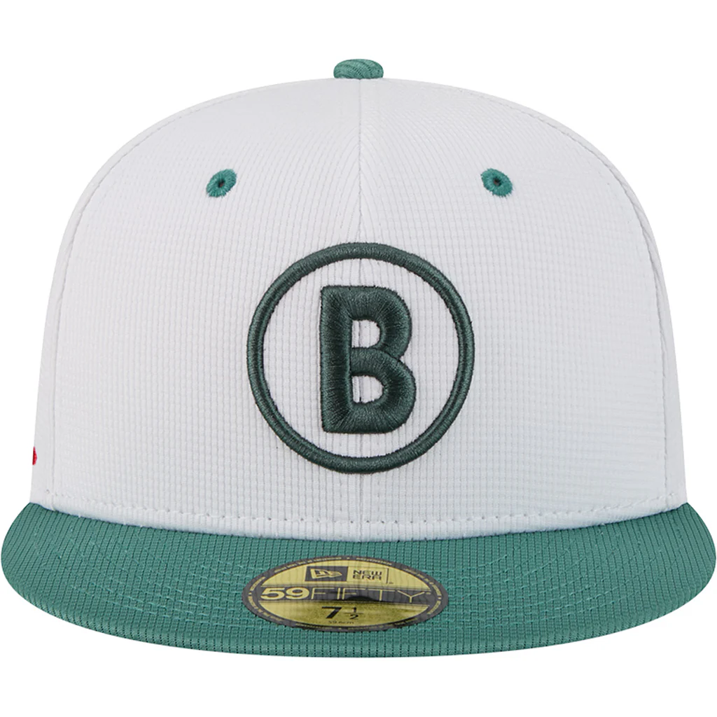 MLB Boston Red Sox New Era 2025 City Connect Batting Practice 59FIFTY Fitted Hat - White - Image 3