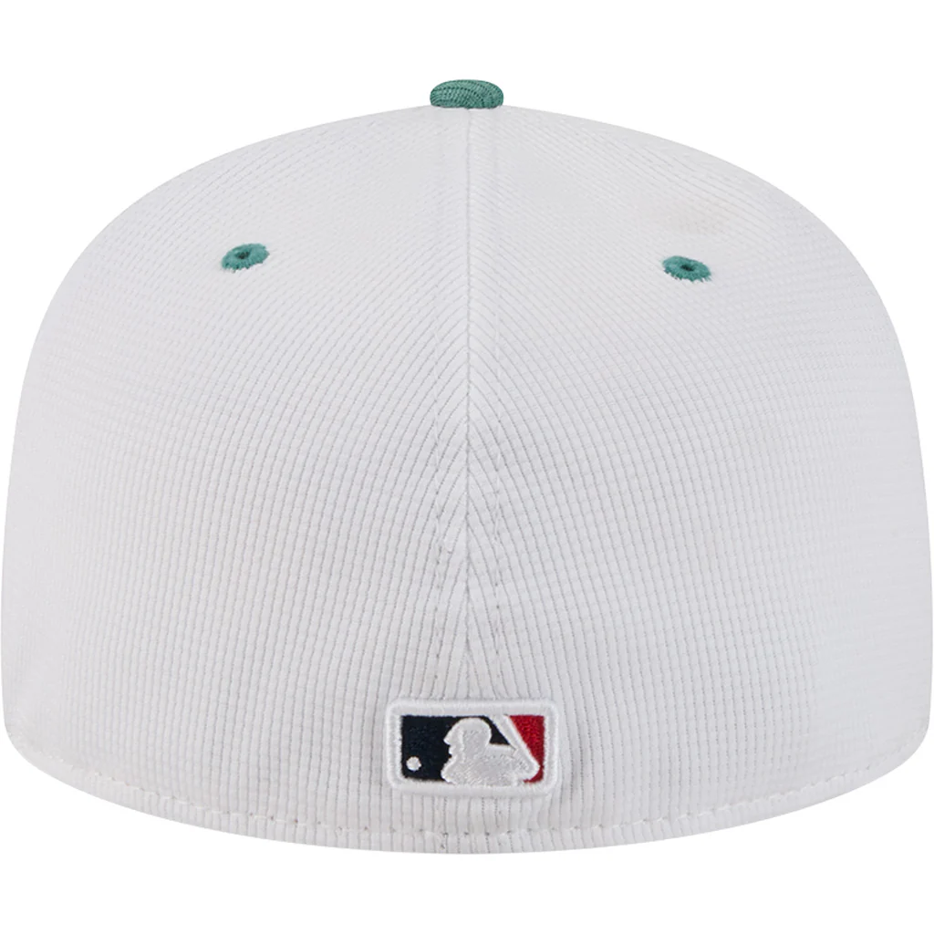 MLB Boston Red Sox New Era 2025 City Connect Batting Practice 59FIFTY Fitted Hat - White - Image 4