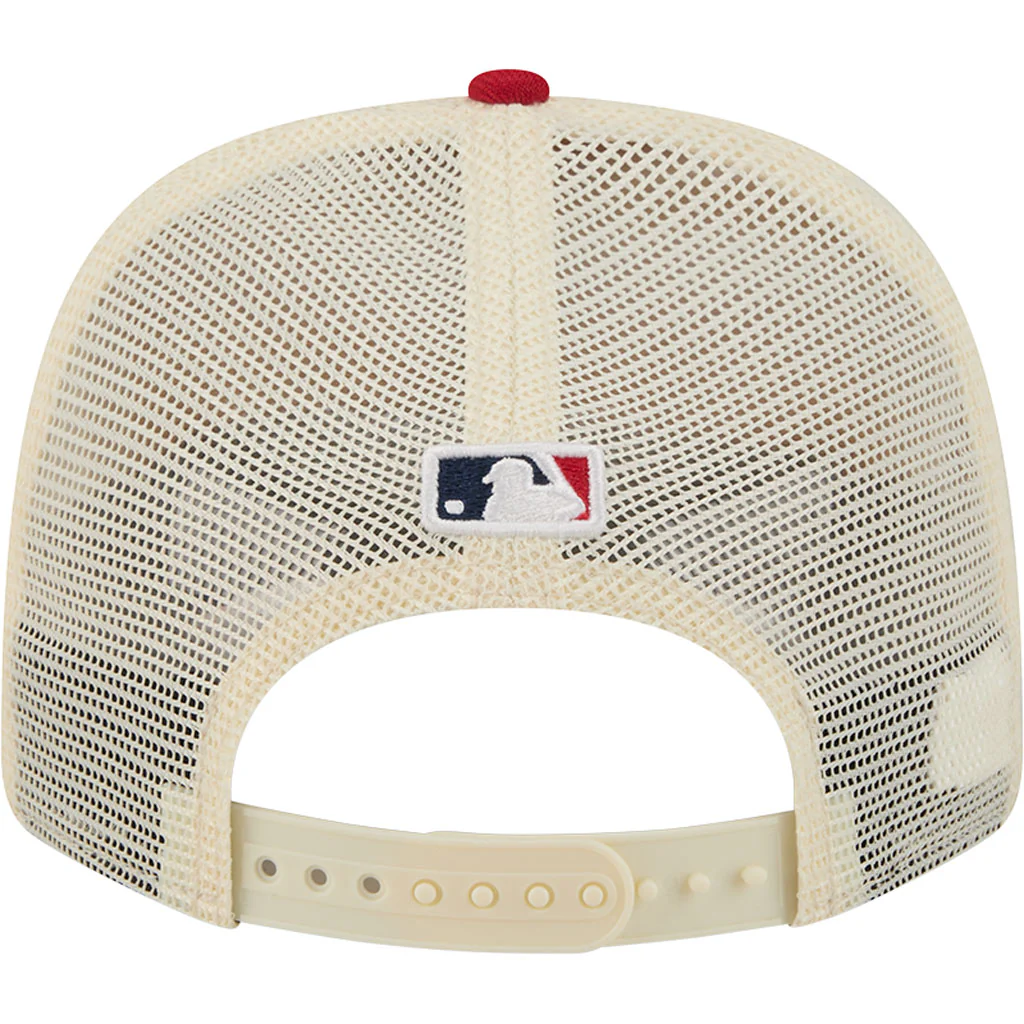 MLB Boston Red Sox New Era 2026 4th of July 9SEVENTY Stretch Snapback Hat - Cream - Image 6