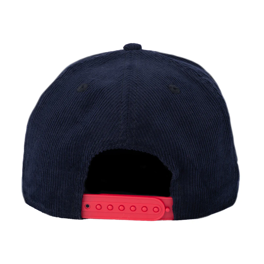 MLB Boston Red Sox New Era All Corduroy 9FIFTY A-Frame Snapback Hat - Navy - Image 2