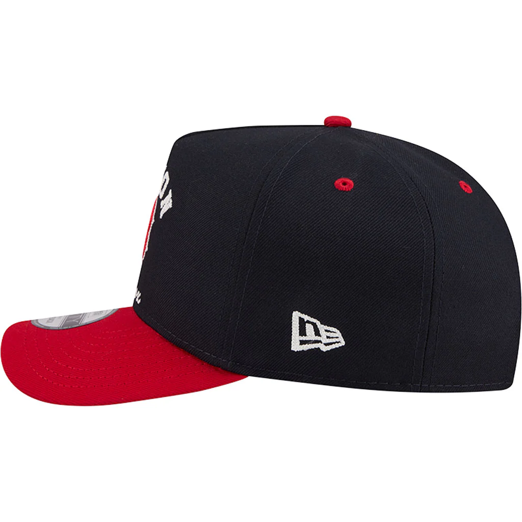 MLB Boston Red Sox New Era Arched 9FIFTY A-Frame Snapback Hat - Navy - Image 4