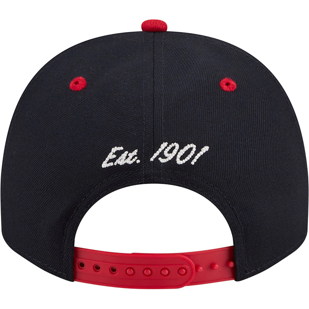 MLB Boston Red Sox New Era Arched 9FIFTY A-Frame Snapback Hat - Navy - Image 6