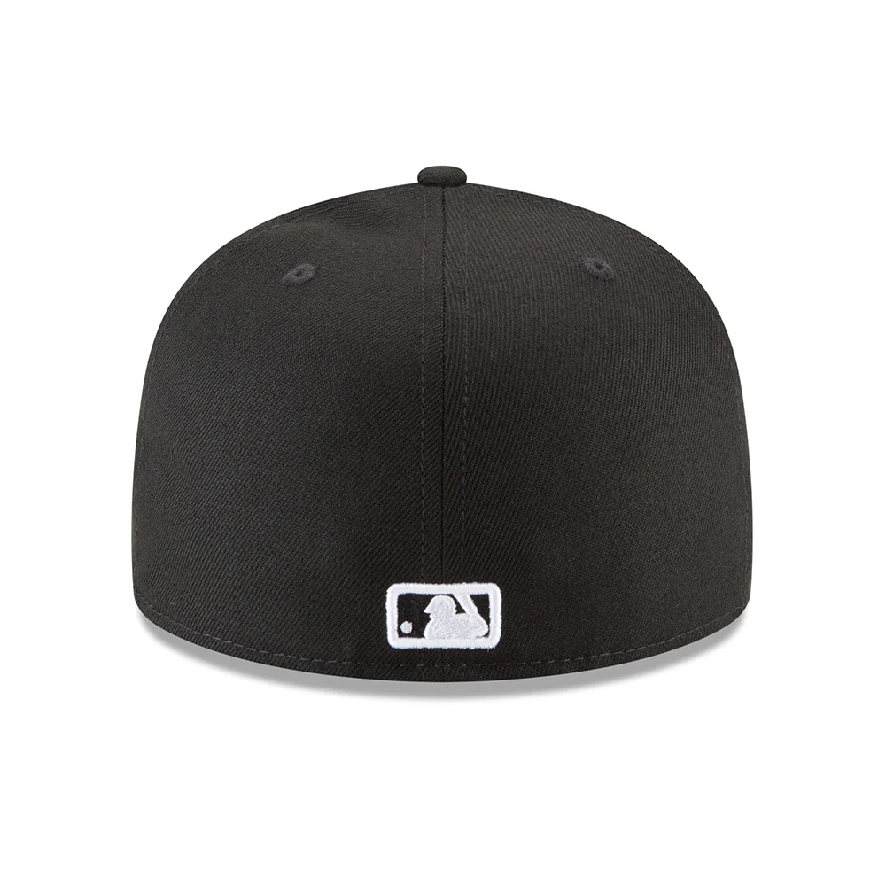 MLB Boston Red Sox New Era Black & White 59FIFTY Fitted - Image 4
