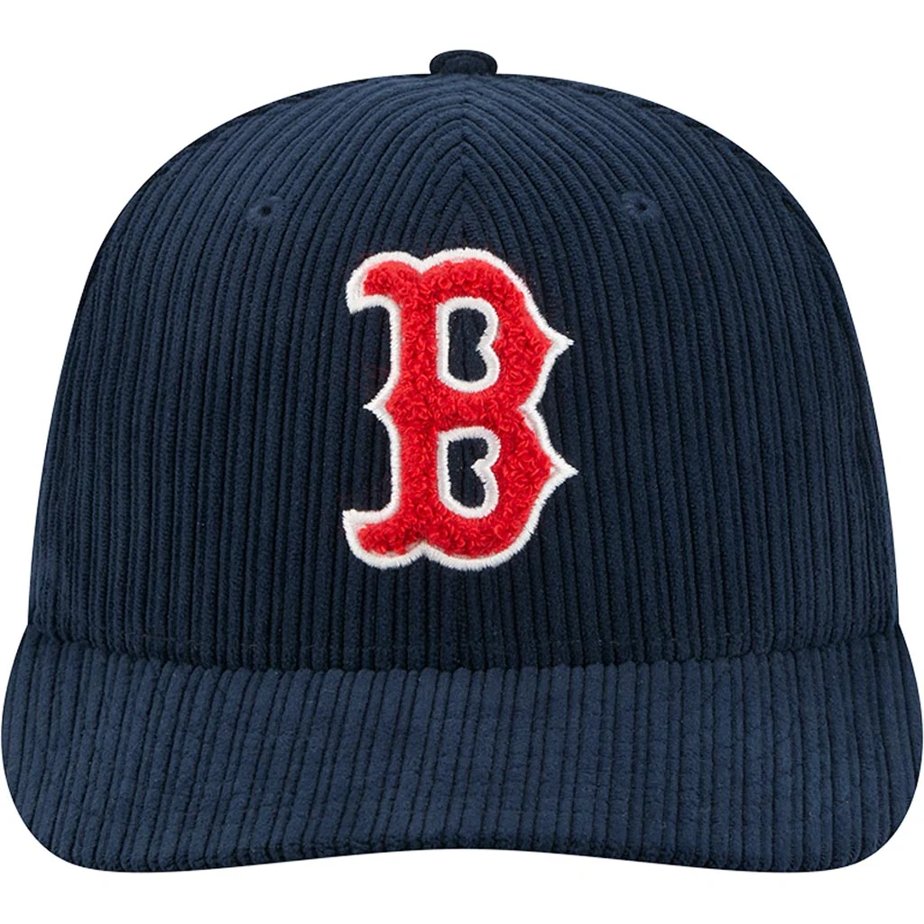 MLB Boston Red Sox New Era Chenille Pop 59FIFTY Fitted Hat - Navy - Image 3