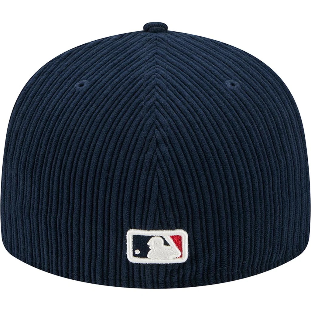 MLB Boston Red Sox New Era Chenille Pop 59FIFTY Fitted Hat - Navy - Image 4