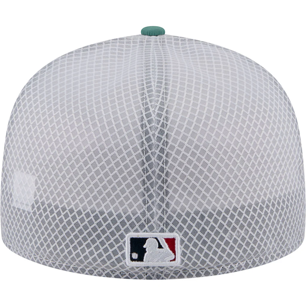 MLB Boston Red Sox New Era City Connect Batting Practice 59FIFTY Fitted Hat - White - Image 6