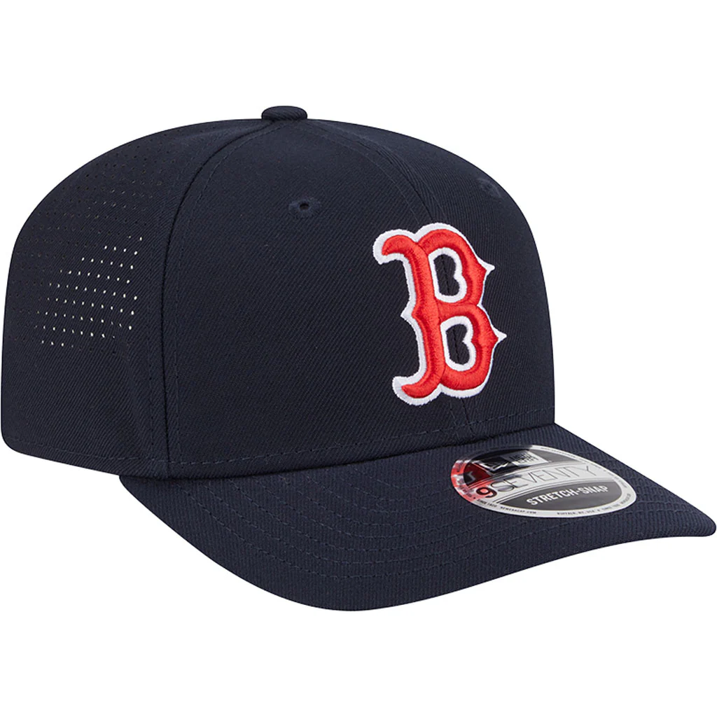 MLB Boston Red Sox New Era Performance 9SEVENTY Stretch Snapback Hat - Navy - Image 2