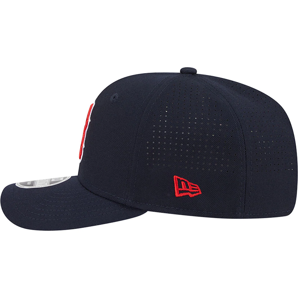 MLB Boston Red Sox New Era Performance 9SEVENTY Stretch Snapback Hat - Navy - Image 4