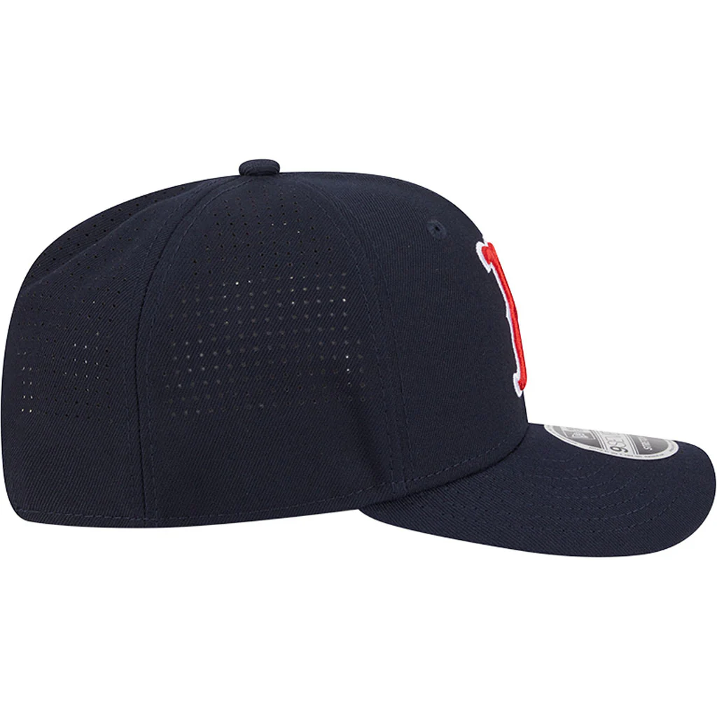 MLB Boston Red Sox New Era Performance 9SEVENTY Stretch Snapback Hat - Navy - Image 5