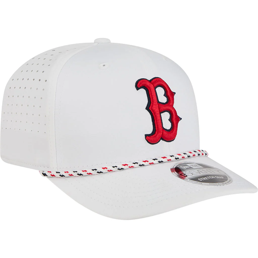 MLB Boston Red Sox New Era Sport 9SEVENTY Stretch Snapback Hat - White - Image 2