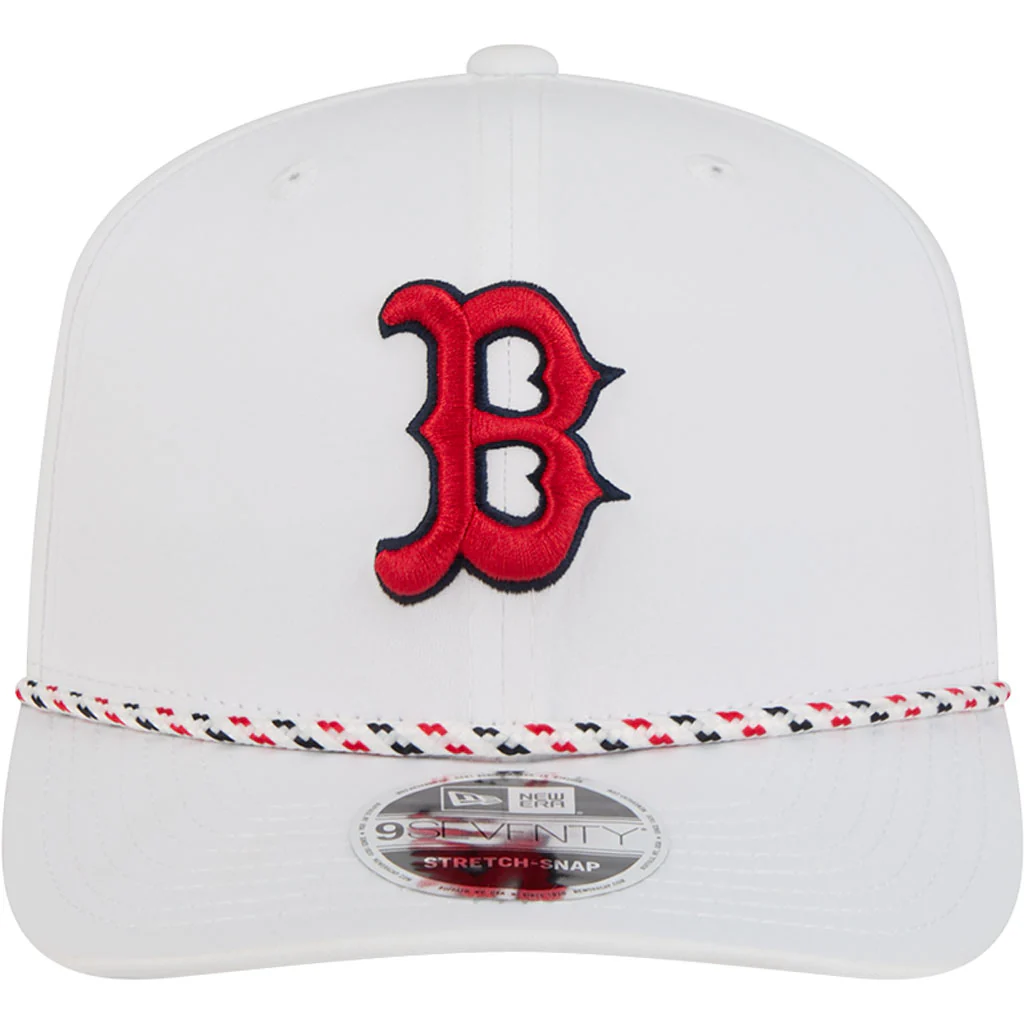 MLB Boston Red Sox New Era Sport 9SEVENTY Stretch Snapback Hat - White - Image 3