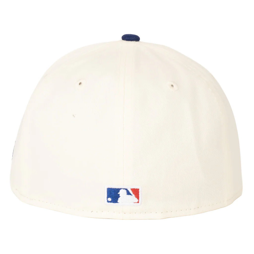 MLB Boston Red Sox New Era Two-Tone Chrome 59FIFTY Fitted Hat - Cream - Image 2