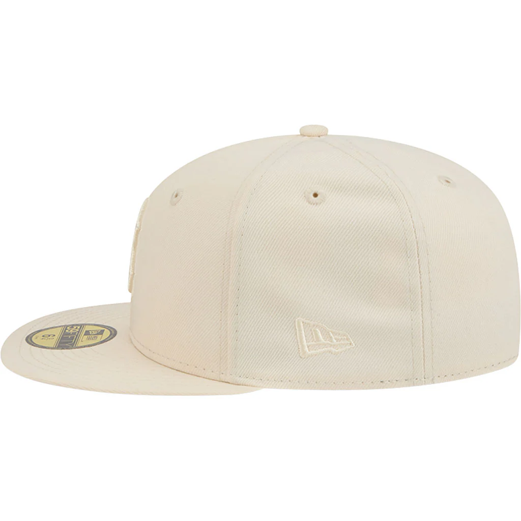 MLB Boston Red Sox New Era Vanilla 59FIFTY Fitted Hat - Cream - Image 4