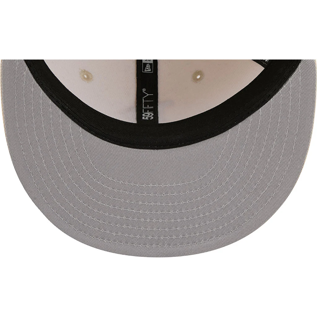 MLB Boston Red Sox New Era Vanilla 59FIFTY Fitted Hat - Cream - Image 7