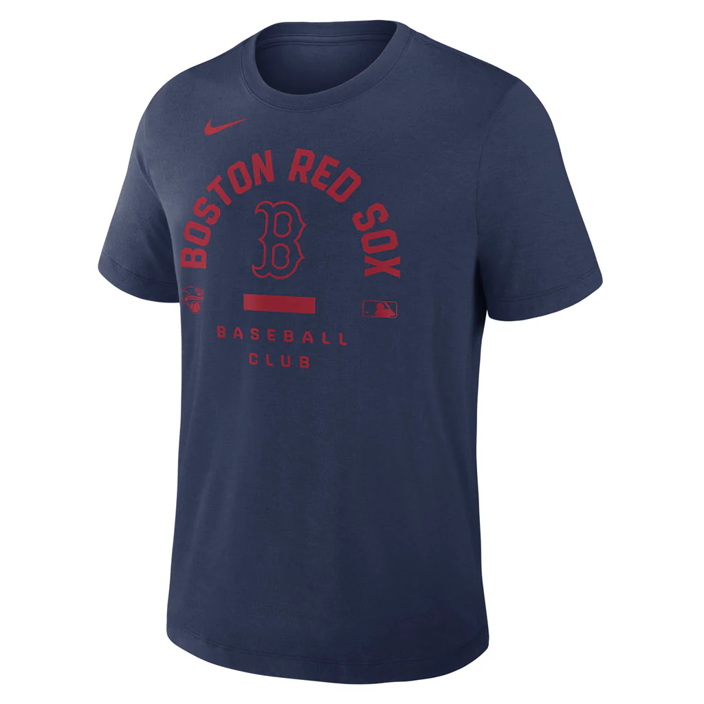 MLB Boston Red Sox Nike 2026 Early Work T-Shirt - Navy - Image 2