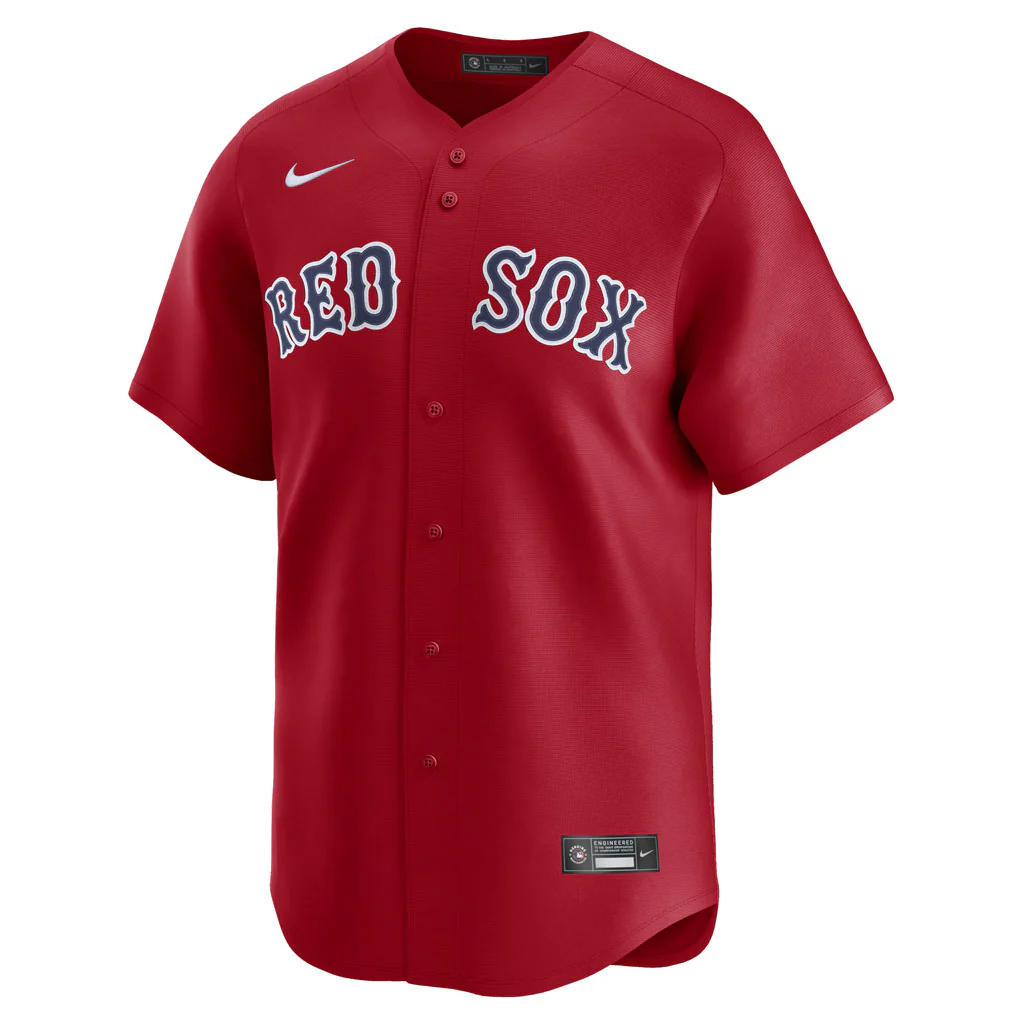 MLB Boston Red Sox Nike Alternate Limited Jersey - Red - Image 2
