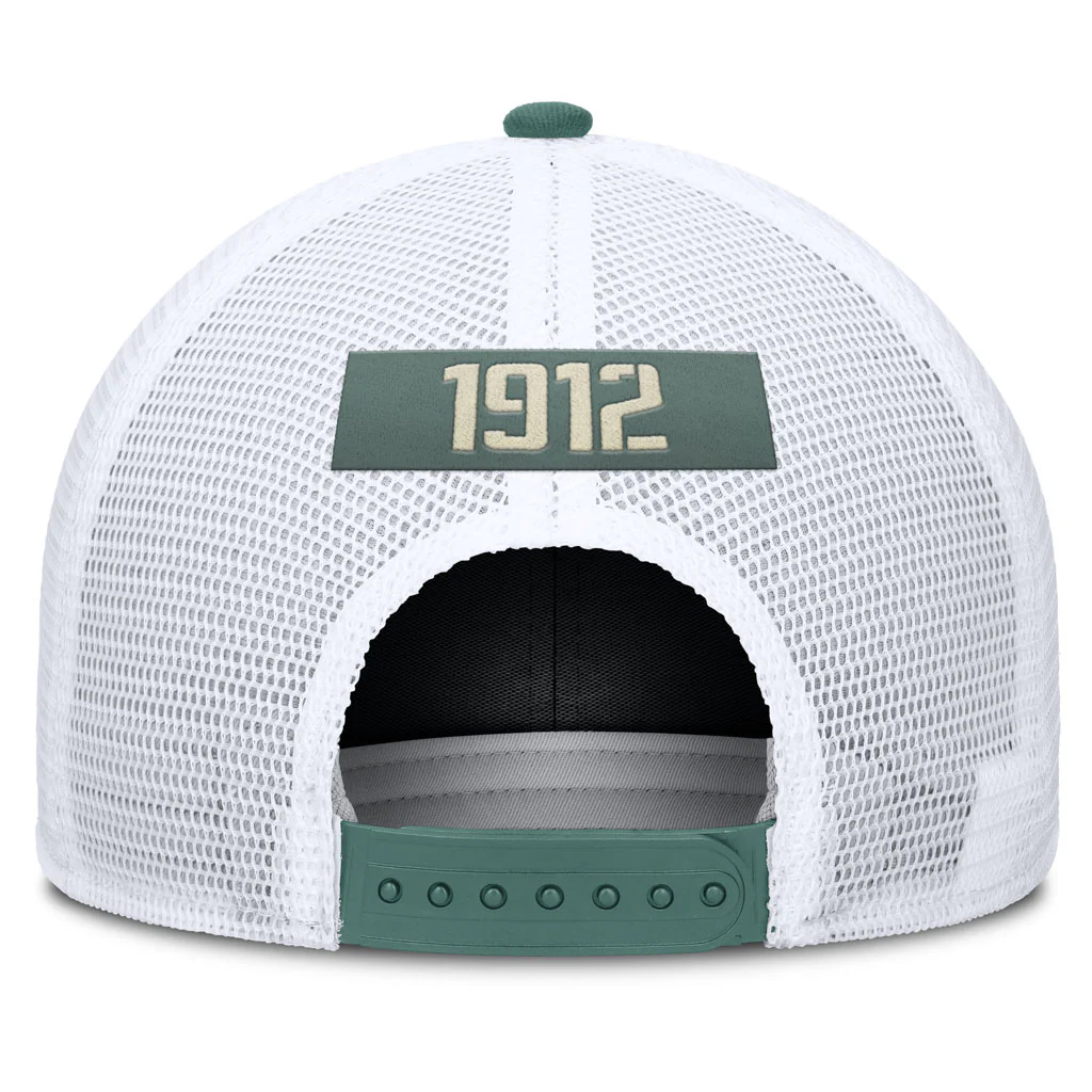 MLB Boston Red Sox Nike Citty Connect Dri-Fit Structured Trucker Adjustable Hat - Green - Image 4