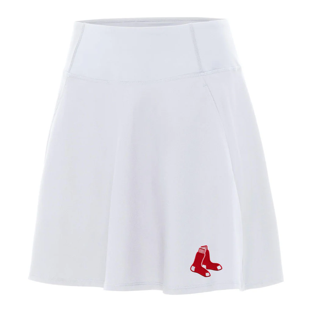 MLB Boston Red Sox Women's Antigua Chip Skort - White
