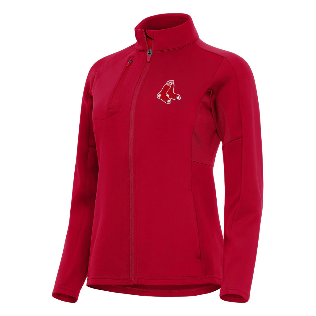 MLB Boston Red Sox Women's Antigua Generation Full Zip Jacket - Red