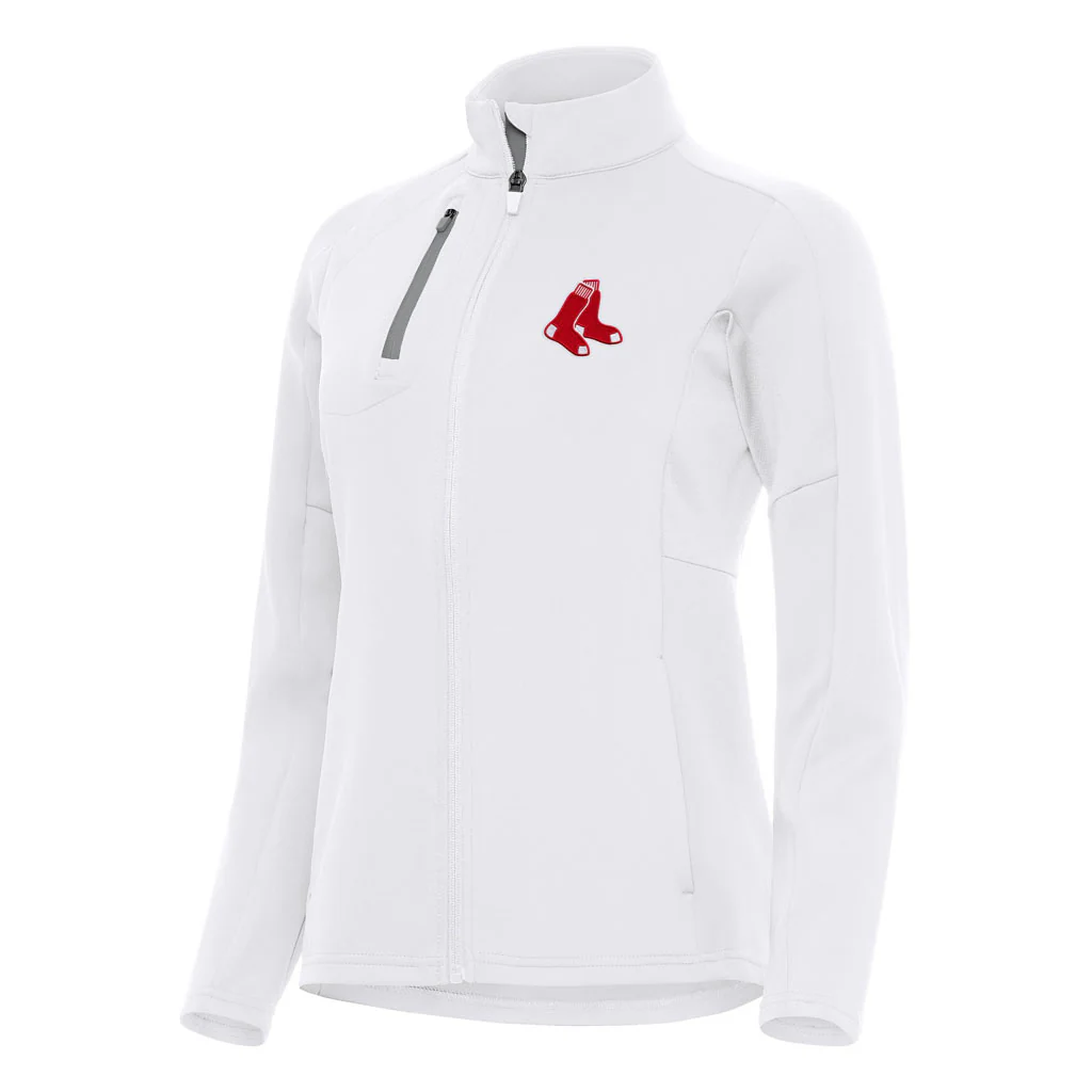 MLB Boston Red Sox Women's Antigua Generation Full Zip Jacket - White