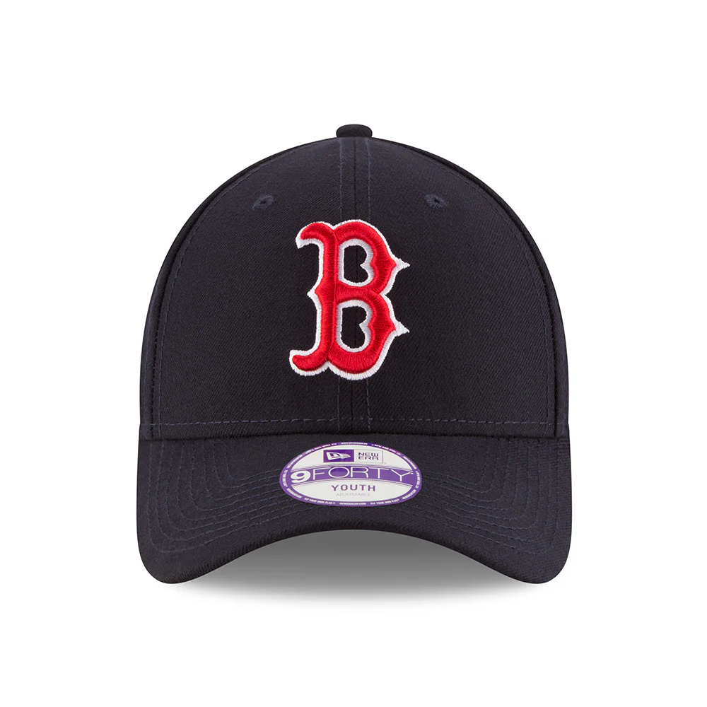 MLB Boston Red Sox Youth New Era The League 9FORTY Adjustable Hat - Navy - Image 3