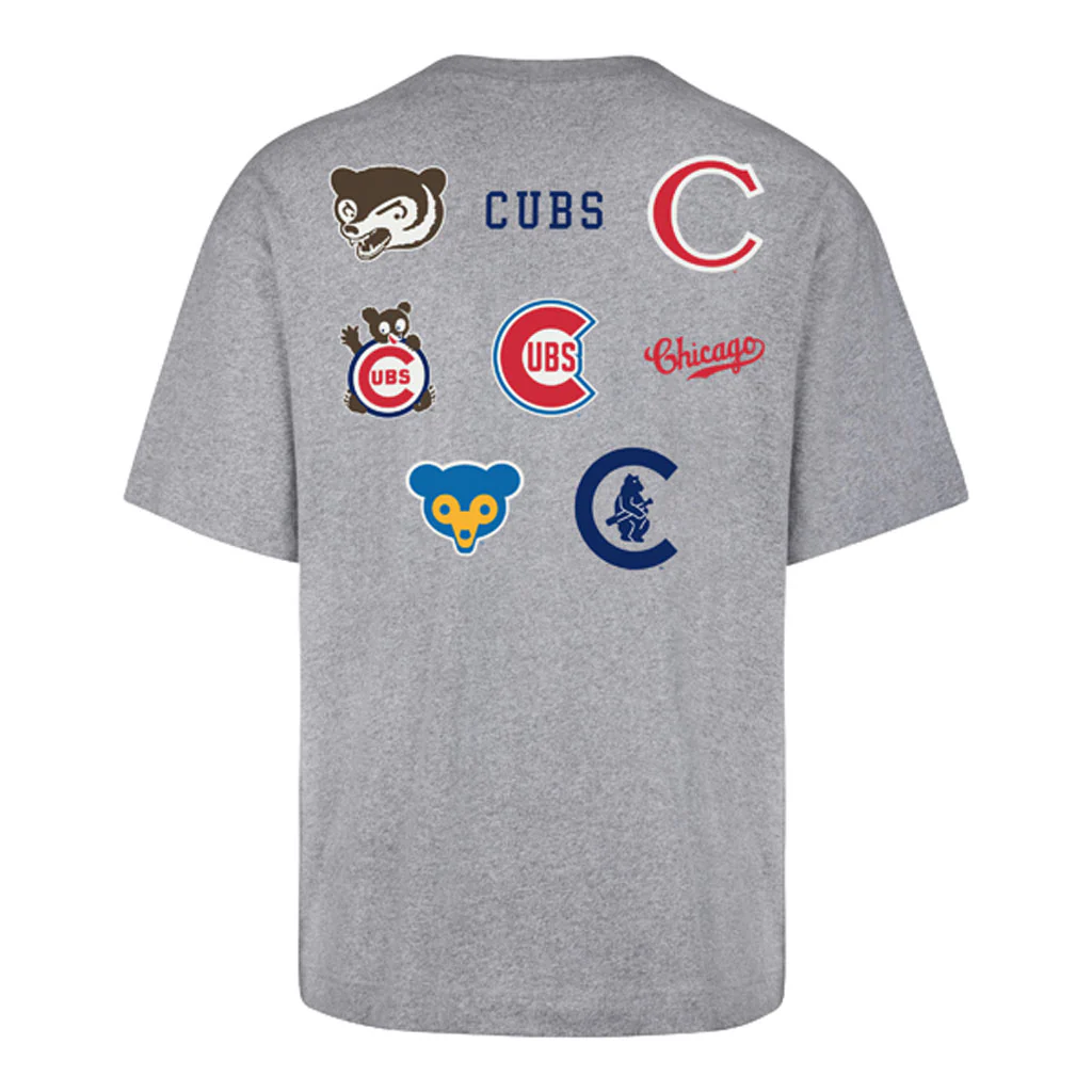 MLB Chicago Cubs '47 History Lock Foundation T-Shirt - Gray - Image 2