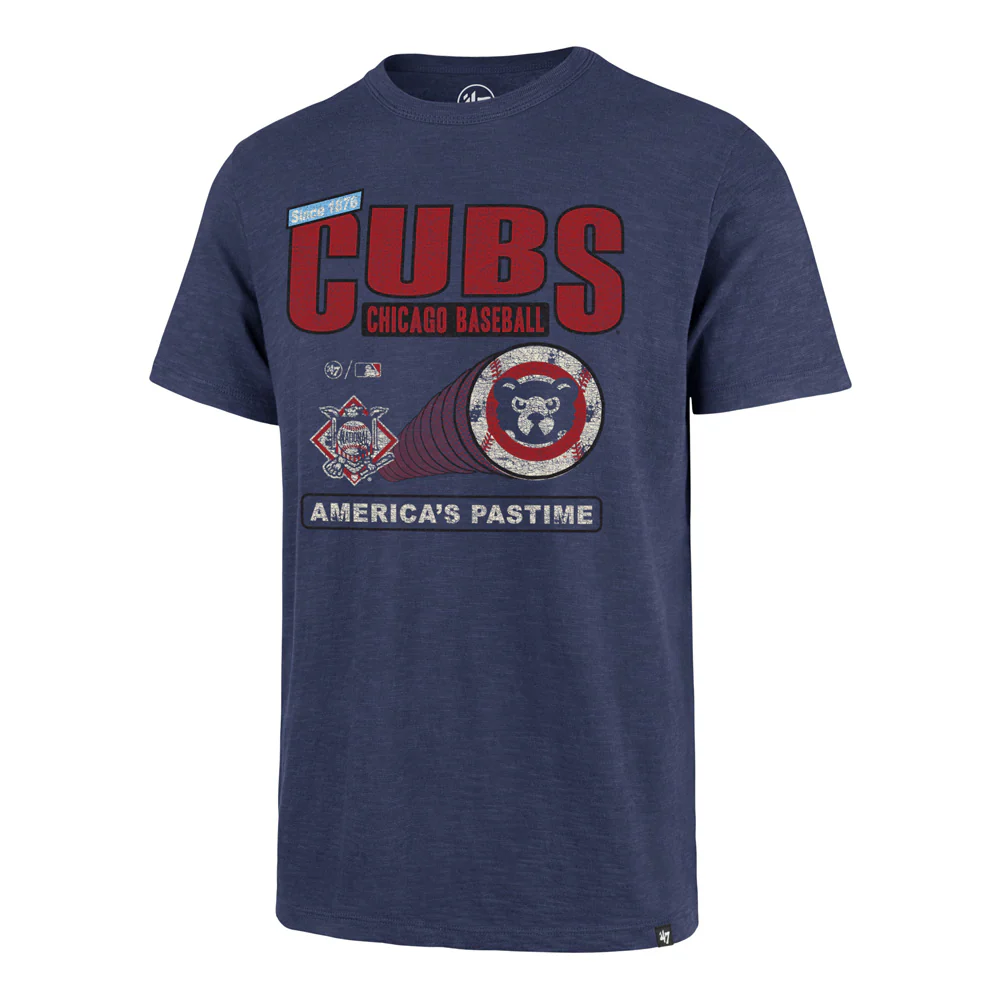 MLB Chicago Cubs '47 Pastime Scrum T-Shirt - Blue