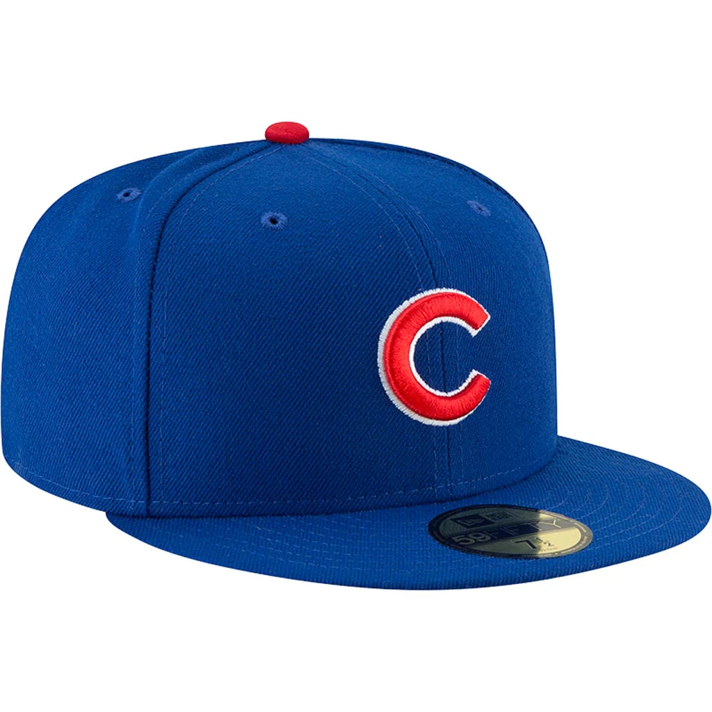 MLB Chicago Cubs New Era Authentic Collection Home On-Field 59FIFTY Fitted Hat - Blue - Image 2