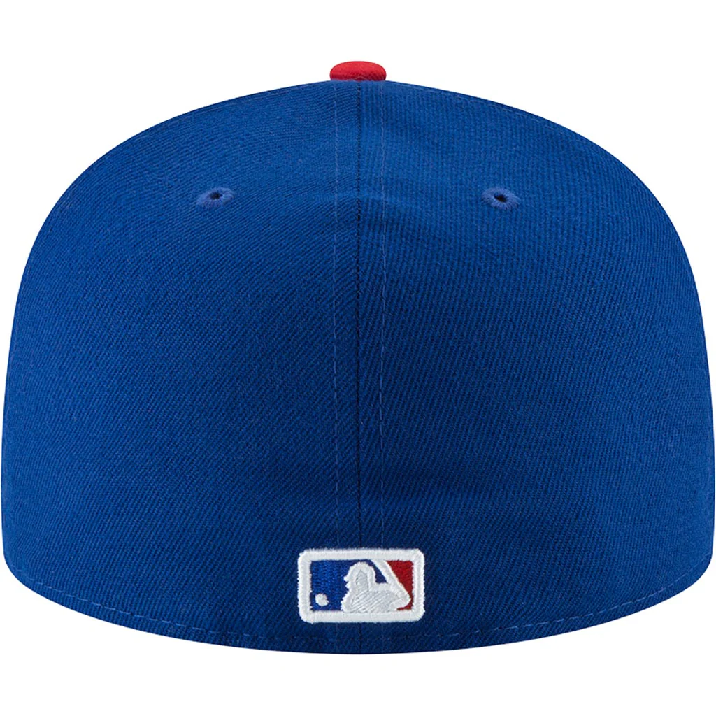 MLB Chicago Cubs New Era Authentic Collection Home On-Field 59FIFTY Fitted Hat - Blue - Image 4