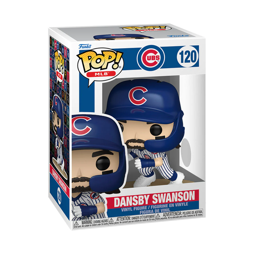 MLB Chicago Cubs Dansby Swanson Funko Pop! Vinyl Figure - Image 2