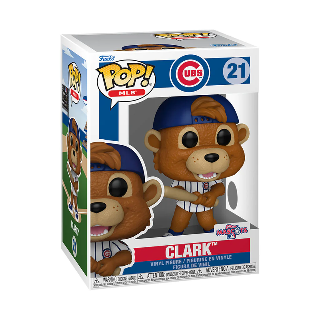 MLB Chicago Cubs Funko Pop! Clark The Cub Vinyl Figure - Image 2