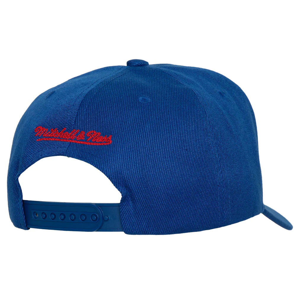 MLB Chicago Cubs Mitchell & Ness Chain Gang Snapback Hat - Blue - Image 2