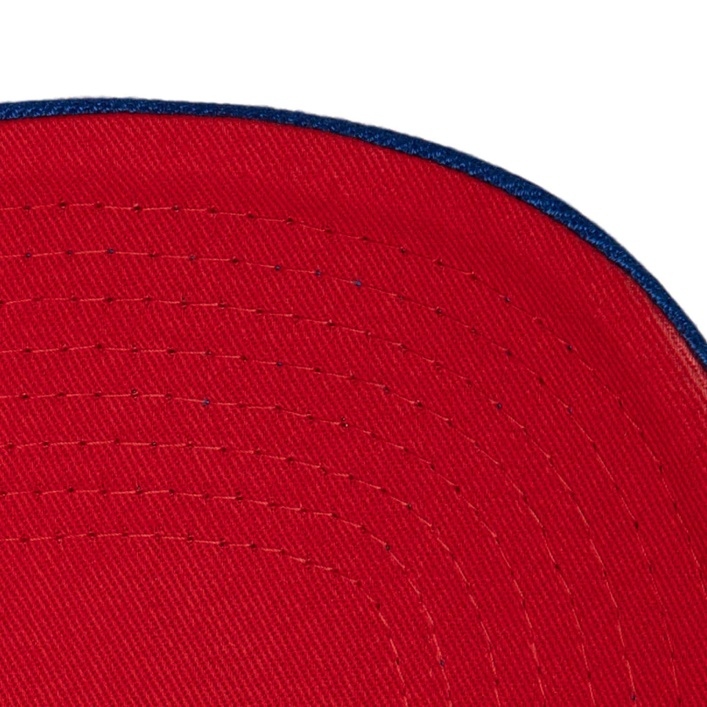 MLB Chicago Cubs Mitchell & Ness Chain Gang Snapback Hat - Blue - Image 4